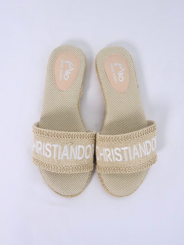 Sandalias planas de verano...