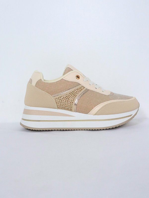 Zapatillas de cuña altas...