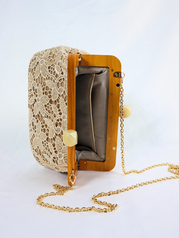 Elegante bolso de mano bordado para...