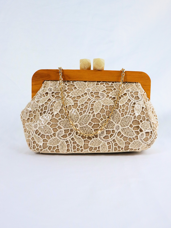 Elegante bolso de mano...