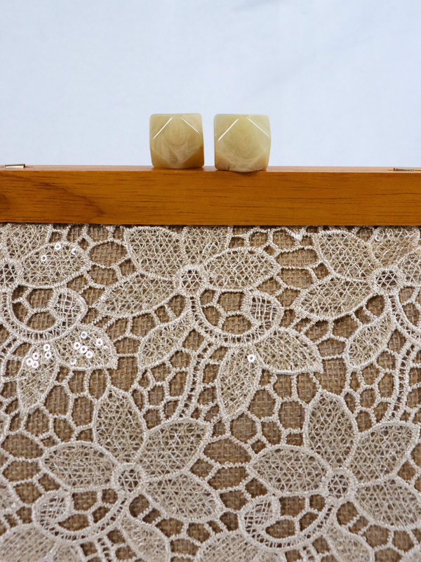 Elegante bolso de mano bordado para...