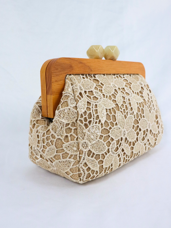 Elegante bolso de mano bordado para...