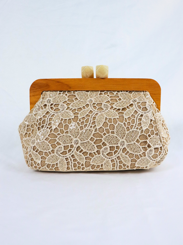 Elegante bolso de mano bordado para...