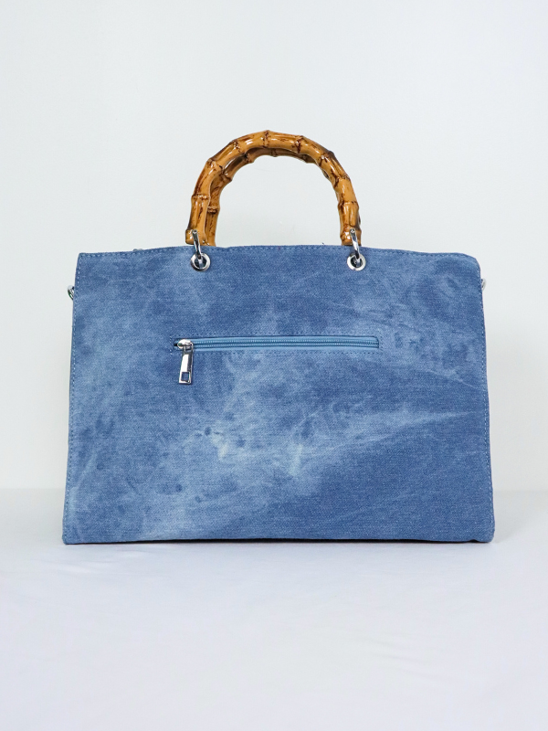 Bolso vaquero para llevar al trabajo,...