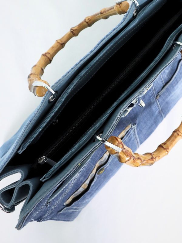 Bolso vaquero para llevar al trabajo,...