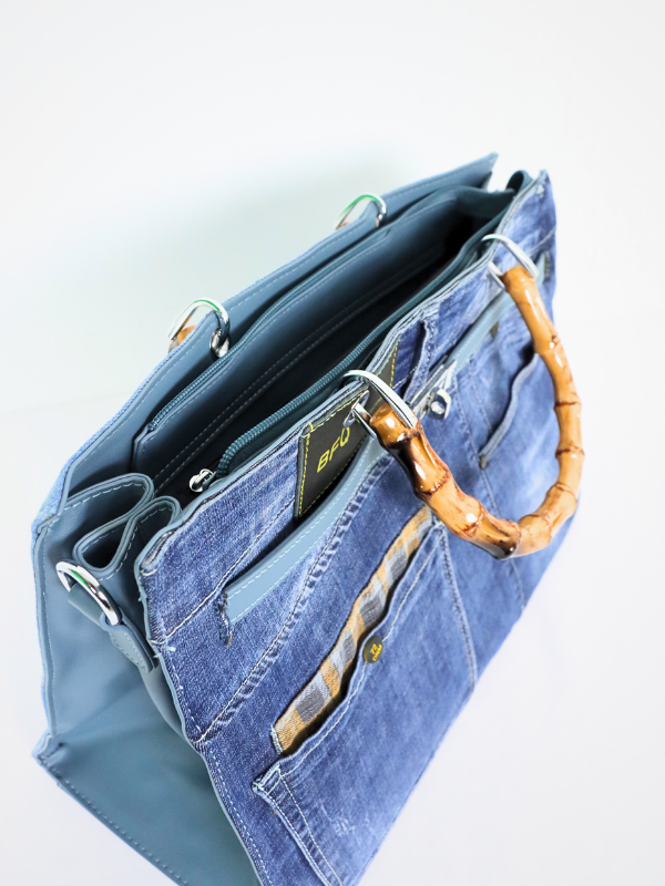 Bolso vaquero para llevar al trabajo,...