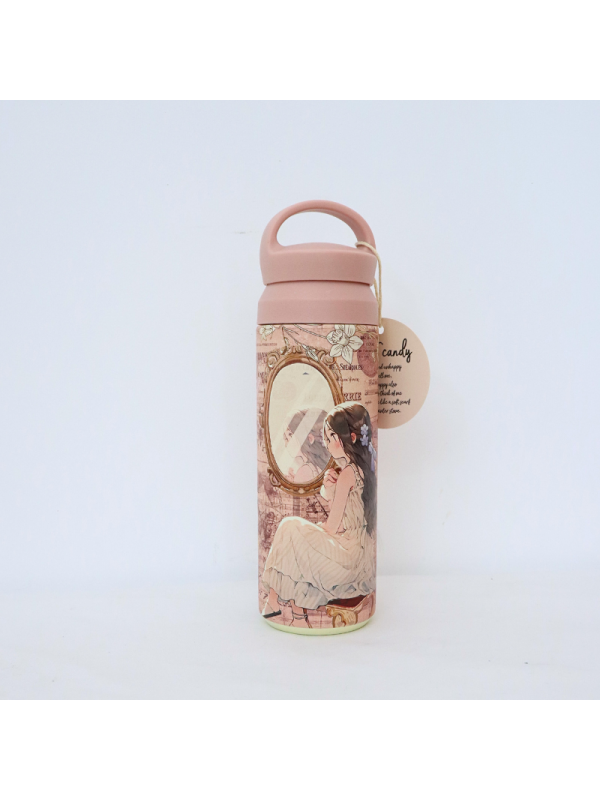 Termo con diseño de personaje animado...