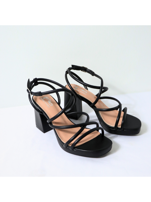 Sandalias de tiras cruzadas con suela...