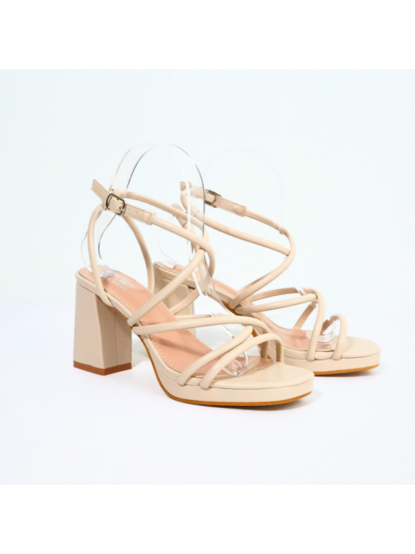 Sandalias de tiras cruzadas con suela...