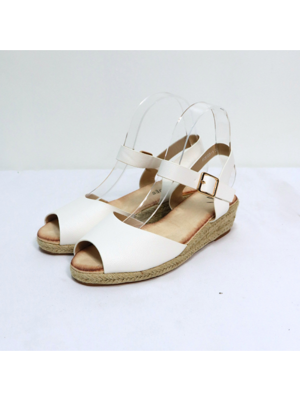 Sandalias con cuña bajo para mujer