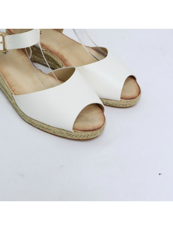 Sandalias con cuña bajo para mujer