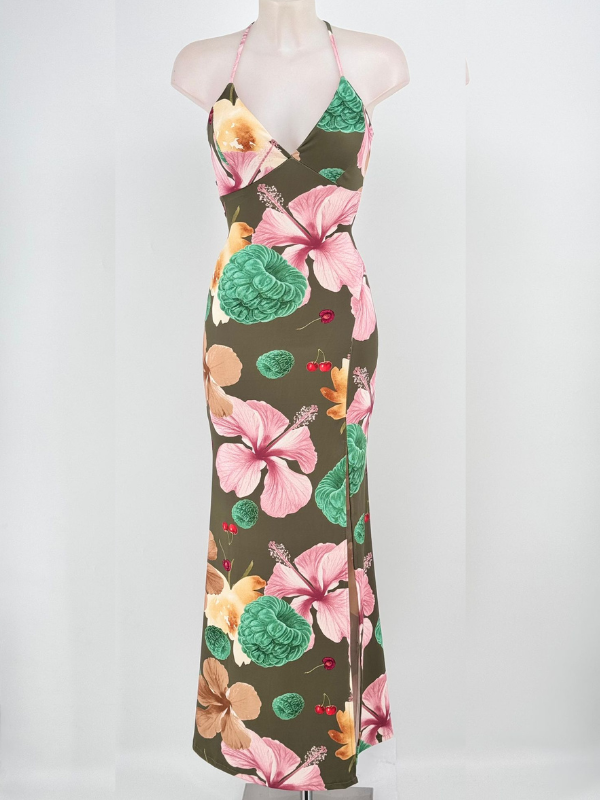 Vestido Largo de Tirantes con...