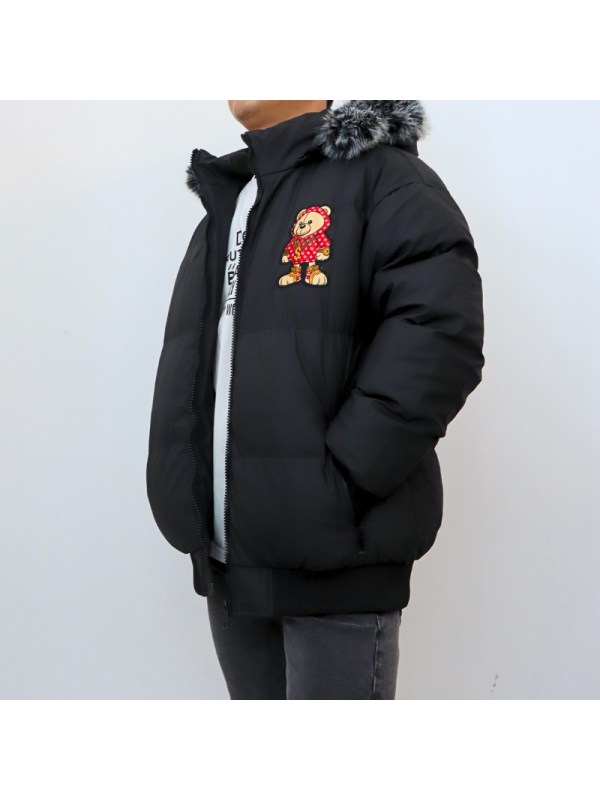 Abrigo de hombre con capucha 2