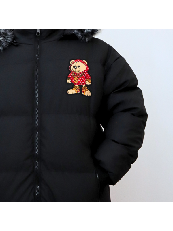 Abrigo de hombre con capucha