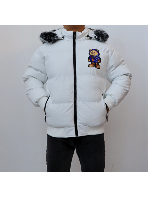 Abrigo de hombre con capucha