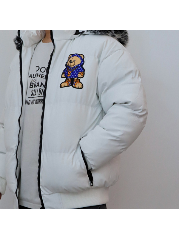 Abrigo de hombre con capucha