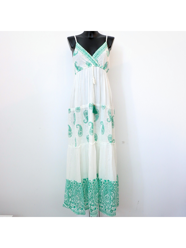 Vestido largo con tirantes,...