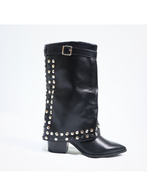 Botas altas de punta afilada con...