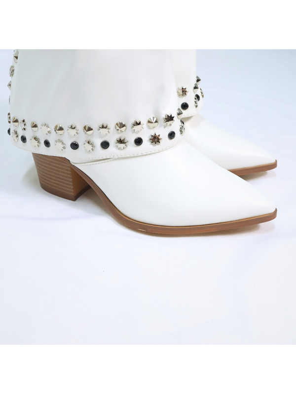 Botas altas de punta afilada con...