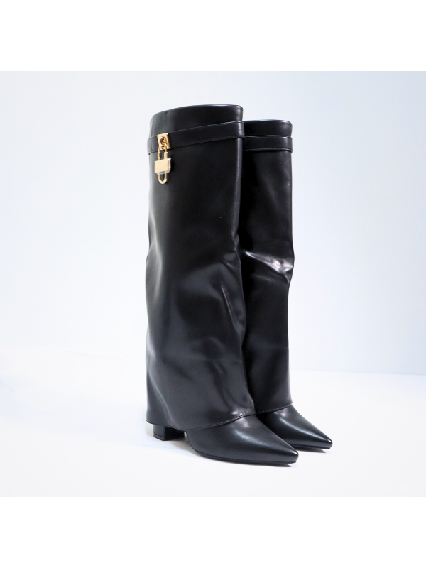 Botas altas de punta afilada con...