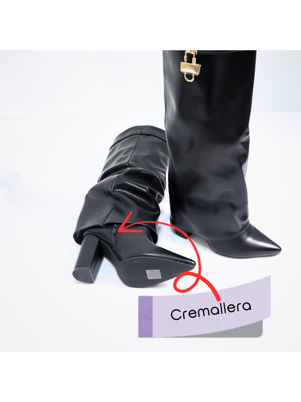 Botas altas de punta afilada con...