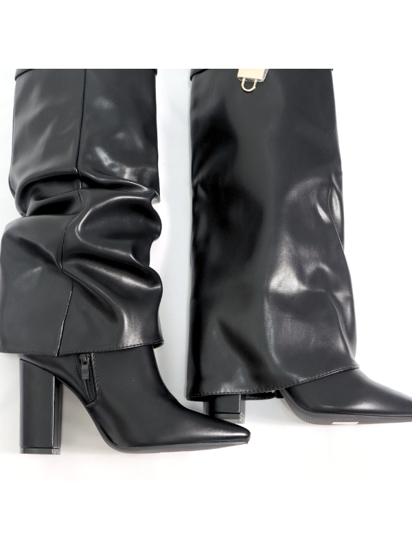 Botas altas de punta afilada con...