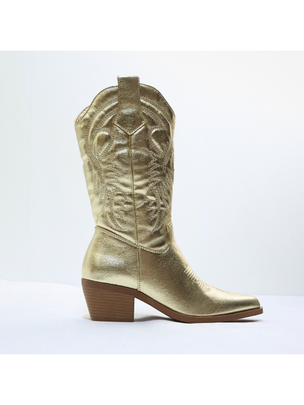 Botas cowboy con tacón bajo...