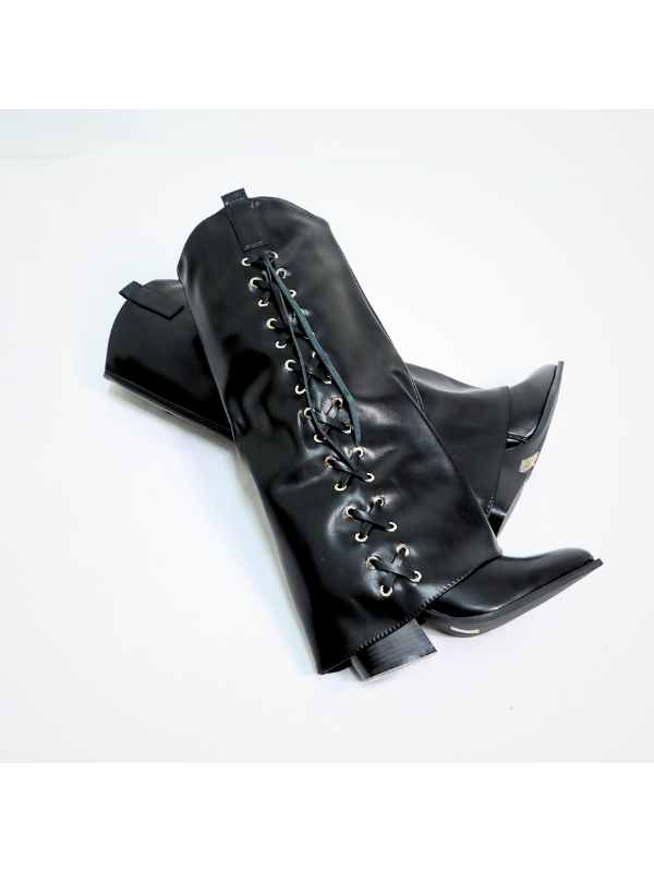 Botas de Moda de PU con Tacón Cubano...