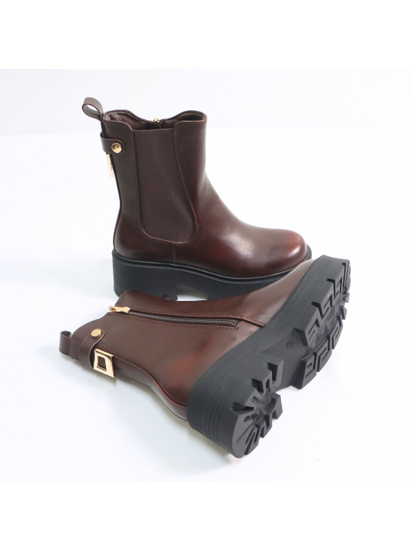 Botines de plataforma con elástico...