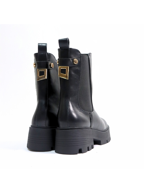 Botines de plataforma con elástico...