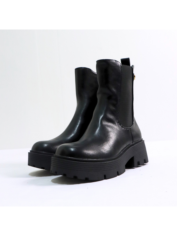 Botines de plataforma con elástico...