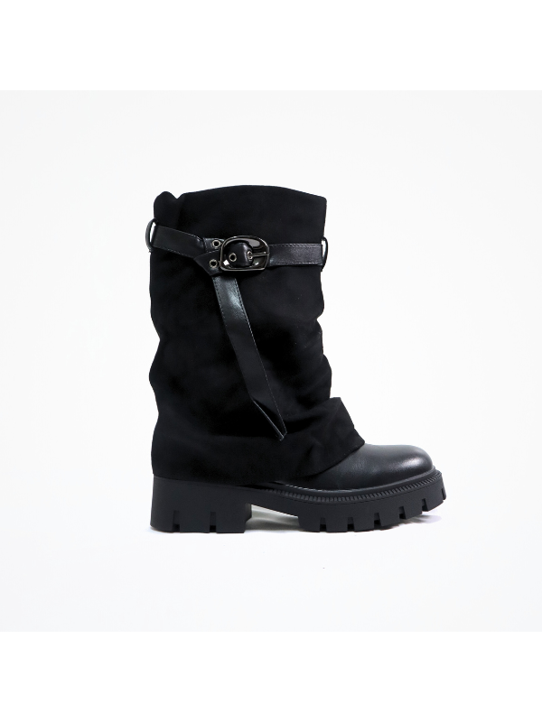 Botines gruesos de doble...