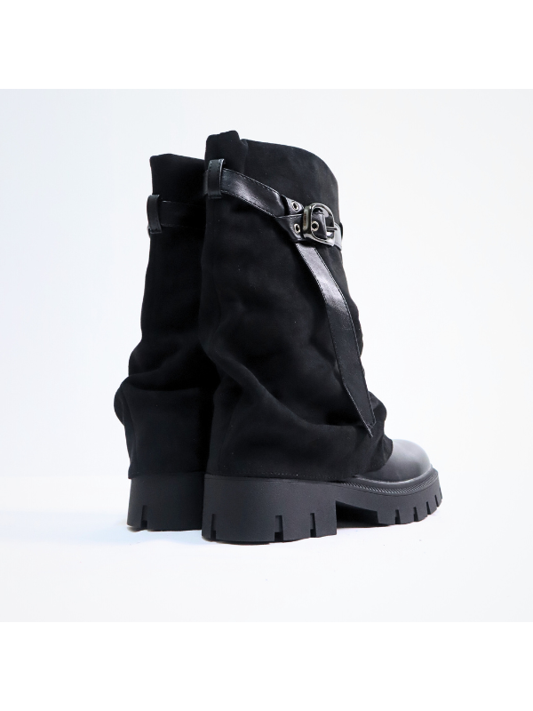 Botines gruesos de doble capa con...