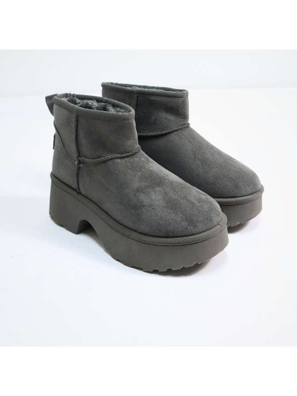 Botas de nieve de moda con tacón de 6...