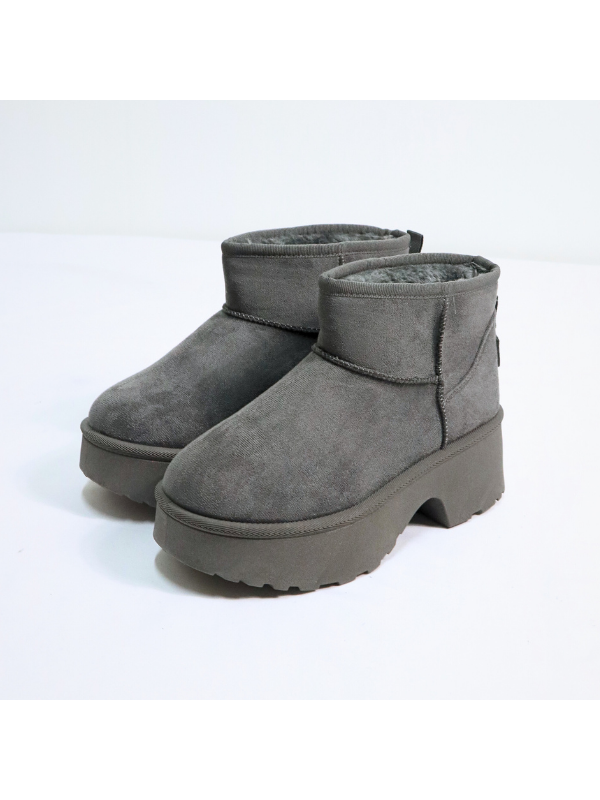 Botas de nieve de moda con tacón de 6...