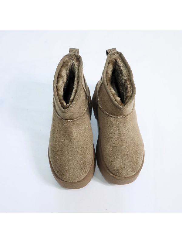 Botas de nieve de moda con tacón de 6...