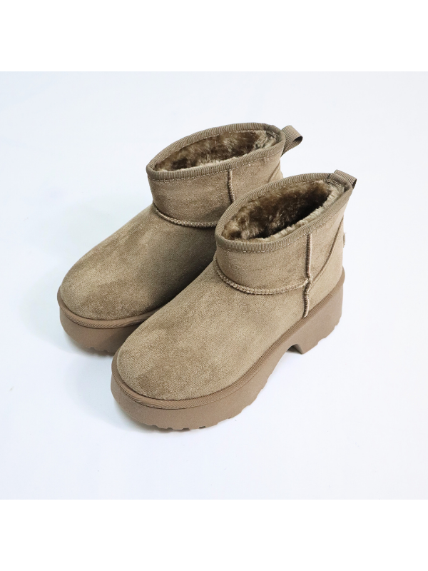 Botas de nieve de moda con tacón de 6...