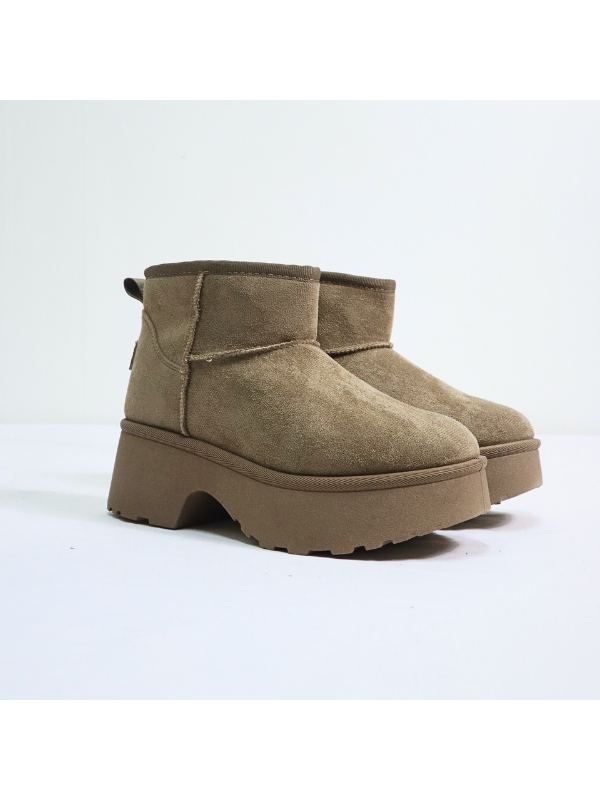 Botas de nieve de moda con tacón de 6...