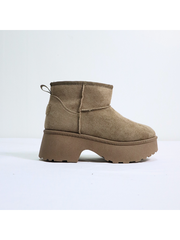 Botas de nieve de moda con tacón de 6...