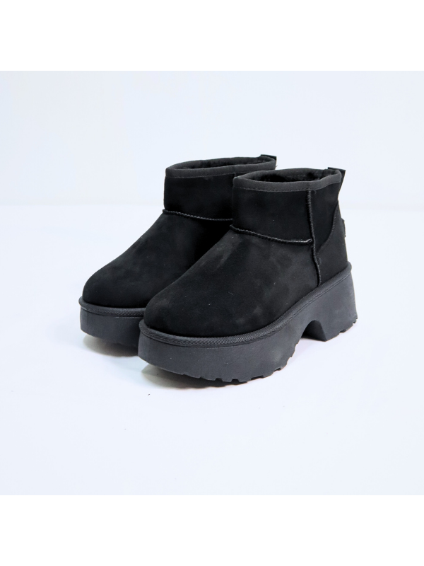 Botas de nieve de moda con tacón de 6...