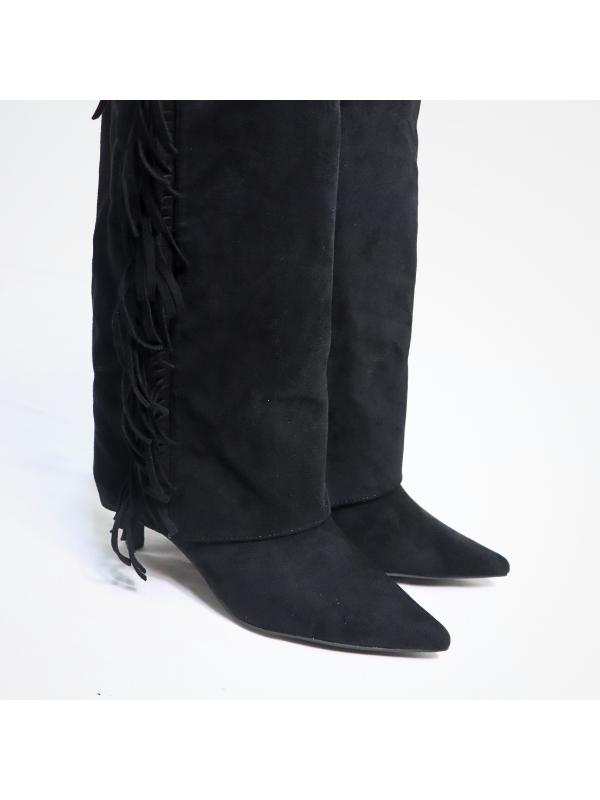 Botas altas con tacón de 4 cm,...