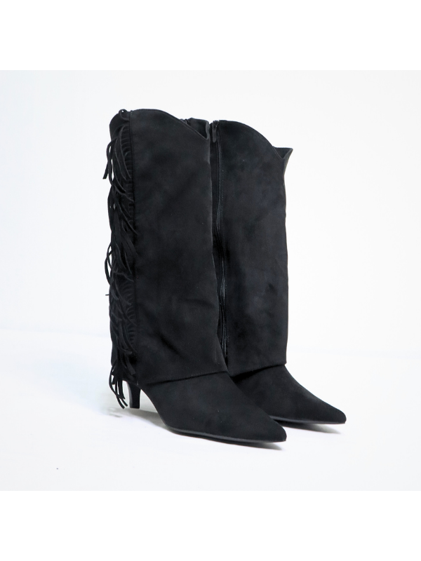 Botas altas con tacón de 4 cm,...