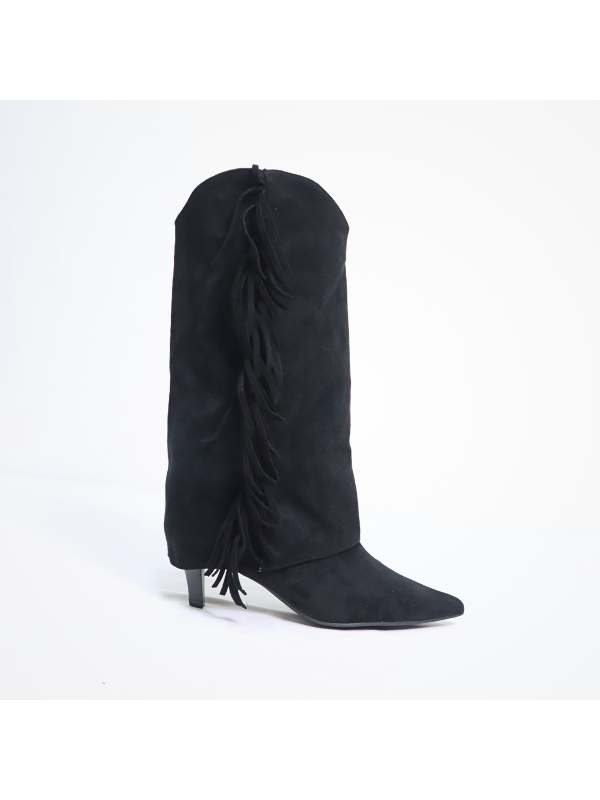 Botas altas con tacón de 4 cm,...