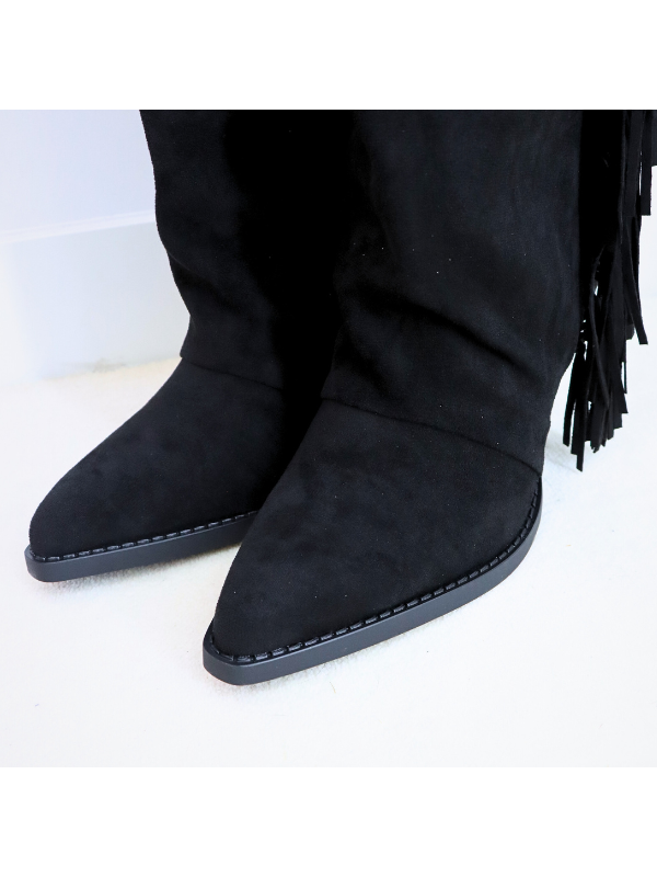 Botas de moda con tacón bajo de 8 cm,...