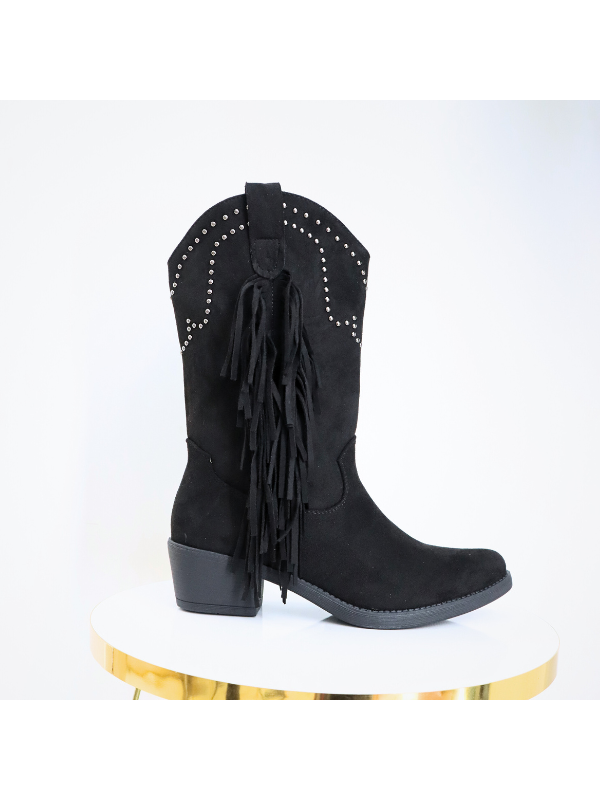 Botas de moda con tacón bajo de 6 cm,...