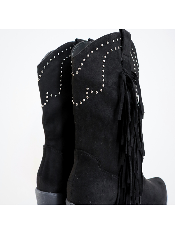 Botas de moda con tacón bajo de 6 cm,...