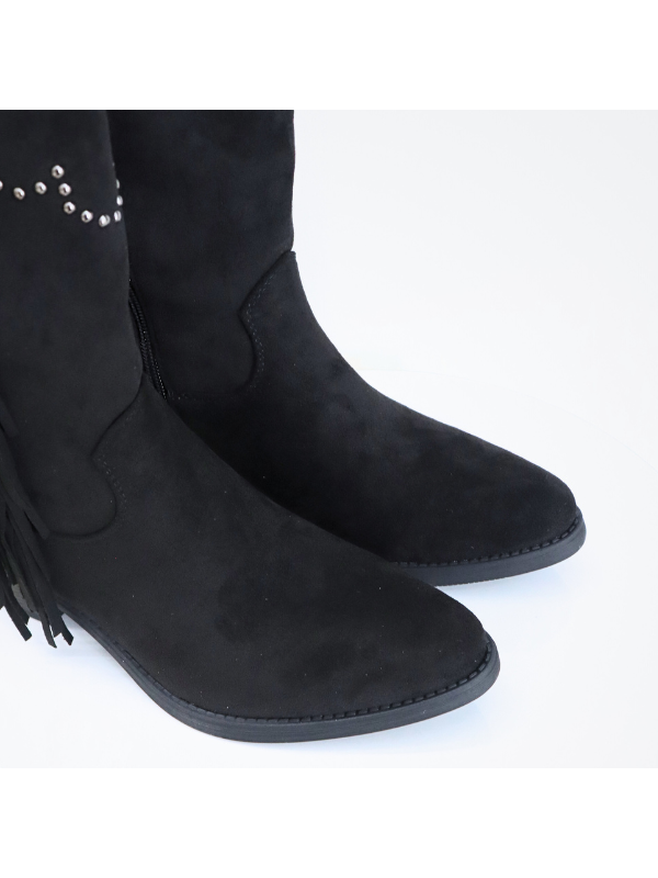 Botas de moda con tacón bajo de 6 cm,...