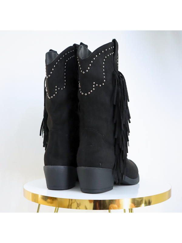 Botas de moda con tacón bajo de 6 cm,...