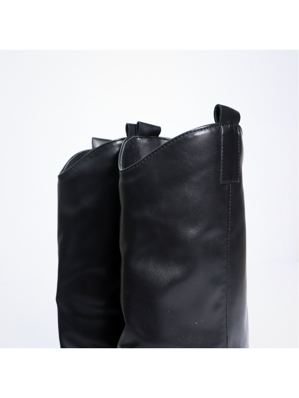 Botas alto negro - mujer