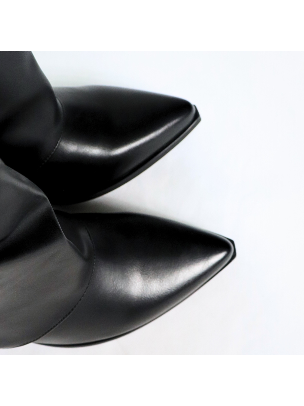 Botas alto negro - mujer